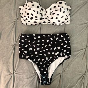 ASOS DESIGN high waist bikini bottom